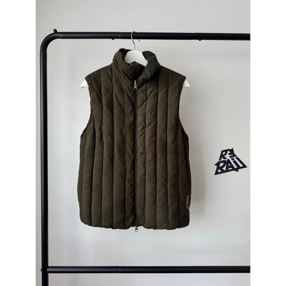 Ciesse Reversible Cashmere Quilted Down Vest - Picture 1 of 8